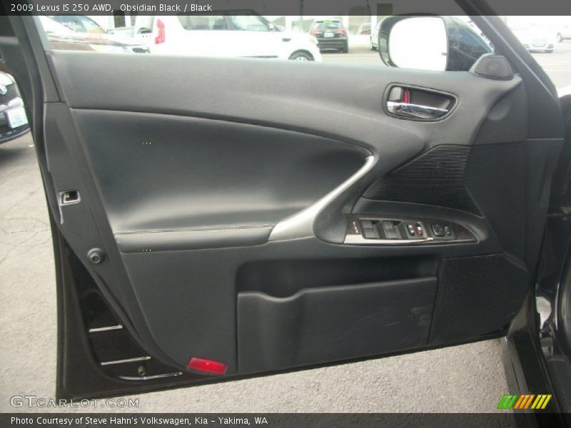 Obsidian Black / Black 2009 Lexus IS 250 AWD