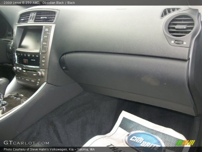 Obsidian Black / Black 2009 Lexus IS 250 AWD
