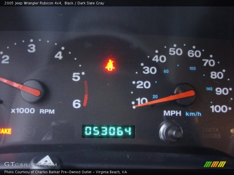 Black / Dark Slate Gray 2005 Jeep Wrangler Rubicon 4x4