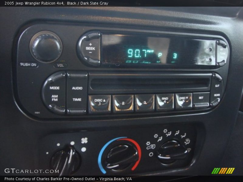 Black / Dark Slate Gray 2005 Jeep Wrangler Rubicon 4x4