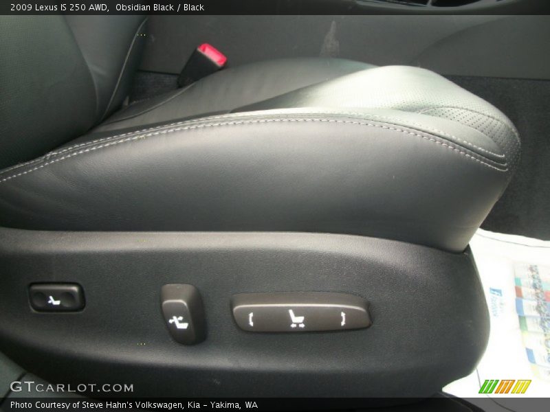 Obsidian Black / Black 2009 Lexus IS 250 AWD