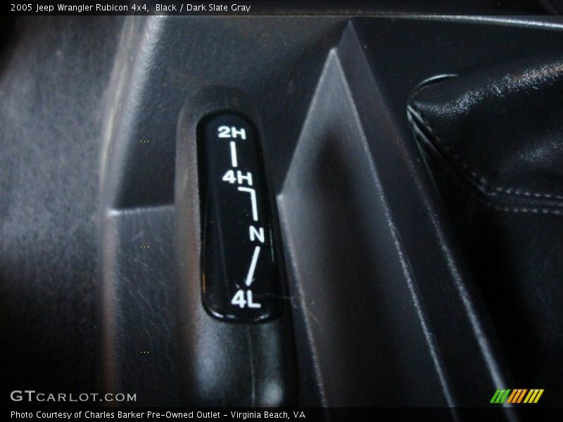 Black / Dark Slate Gray 2005 Jeep Wrangler Rubicon 4x4