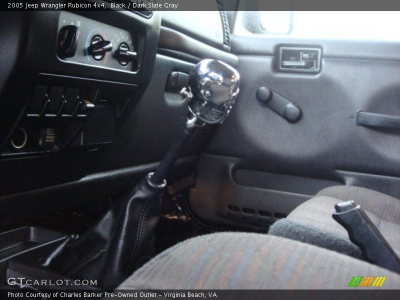 Black / Dark Slate Gray 2005 Jeep Wrangler Rubicon 4x4