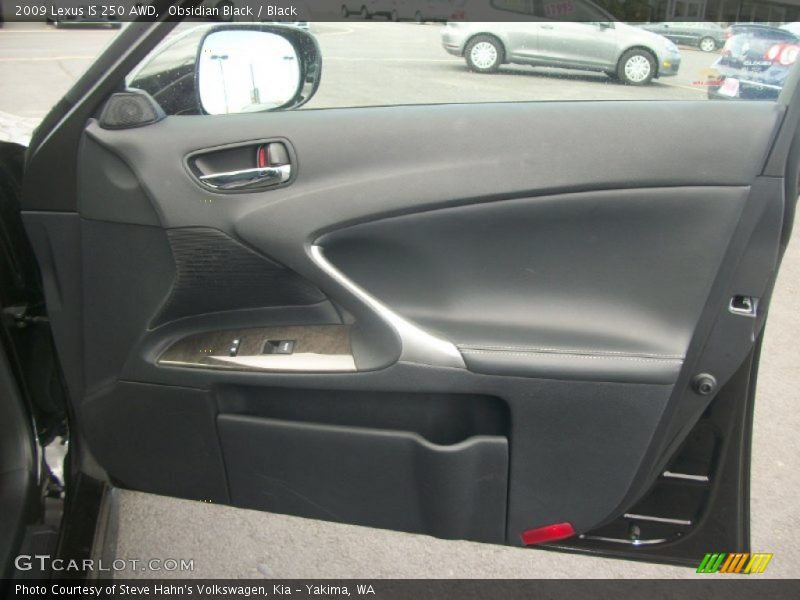 Obsidian Black / Black 2009 Lexus IS 250 AWD