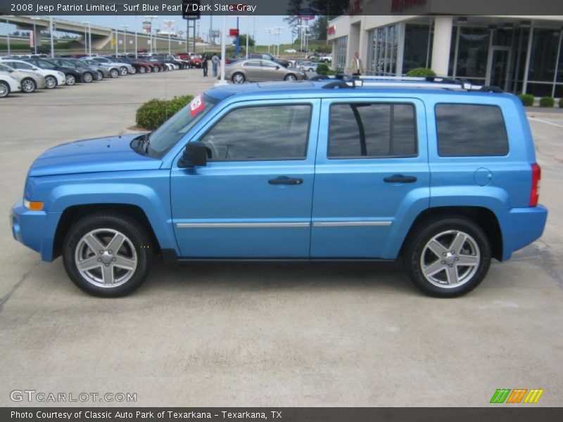 Surf Blue Pearl / Dark Slate Gray 2008 Jeep Patriot Limited