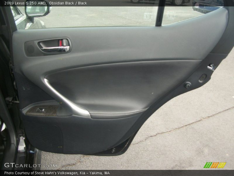 Obsidian Black / Black 2009 Lexus IS 250 AWD