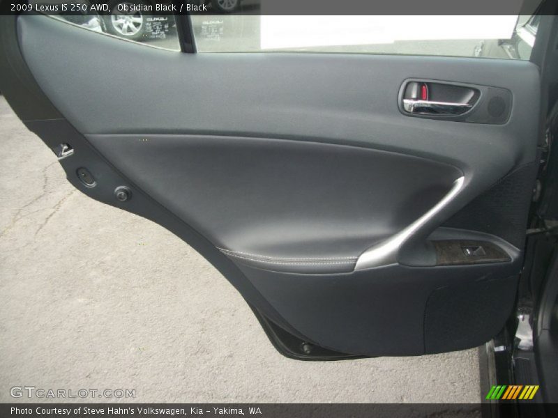Obsidian Black / Black 2009 Lexus IS 250 AWD