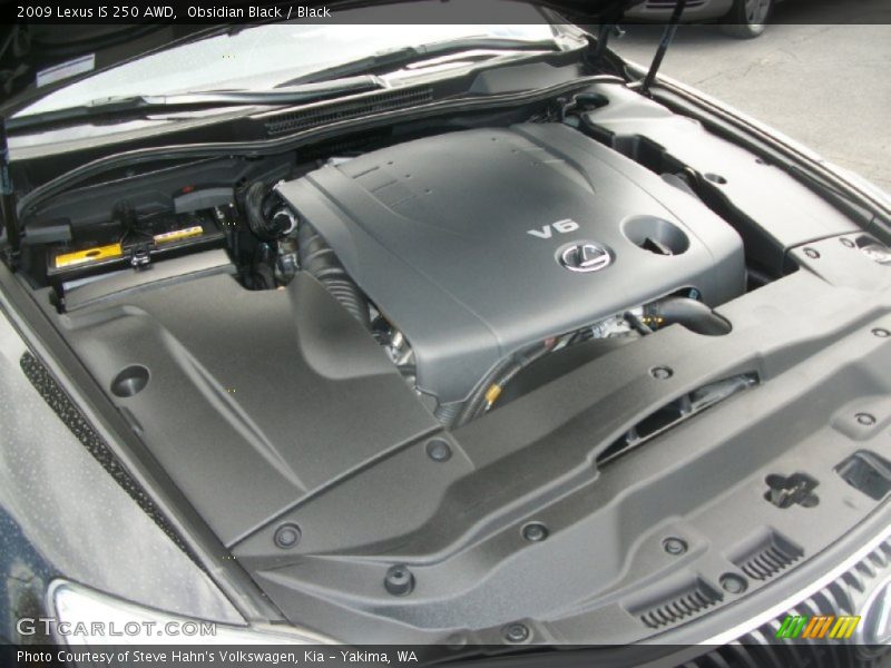 Obsidian Black / Black 2009 Lexus IS 250 AWD