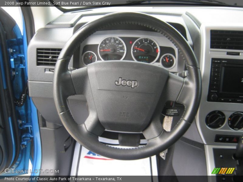 Surf Blue Pearl / Dark Slate Gray 2008 Jeep Patriot Limited