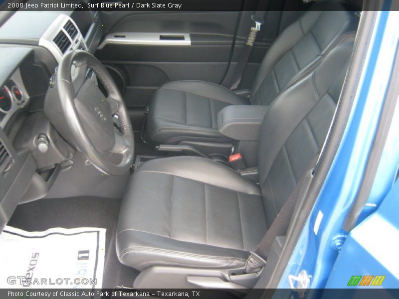 Surf Blue Pearl / Dark Slate Gray 2008 Jeep Patriot Limited