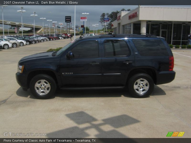 Dark Blue Metallic / Ebony 2007 Chevrolet Tahoe LS