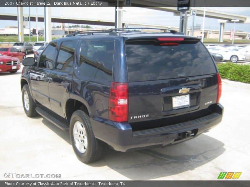 Dark Blue Metallic / Ebony 2007 Chevrolet Tahoe LS