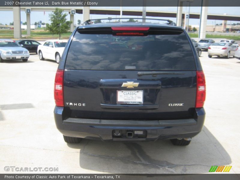 Dark Blue Metallic / Ebony 2007 Chevrolet Tahoe LS