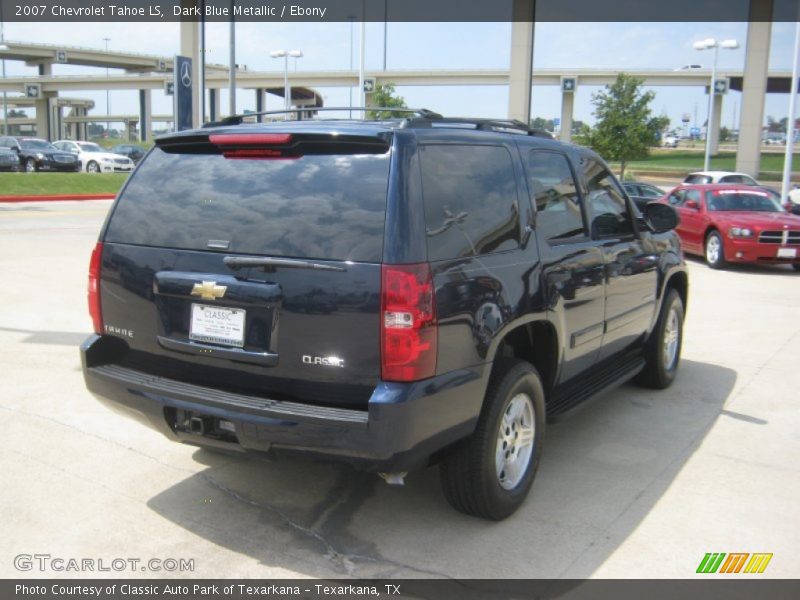 Dark Blue Metallic / Ebony 2007 Chevrolet Tahoe LS
