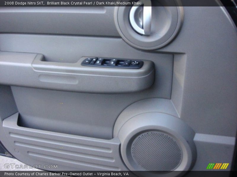 Brilliant Black Crystal Pearl / Dark Khaki/Medium Khaki 2008 Dodge Nitro SXT