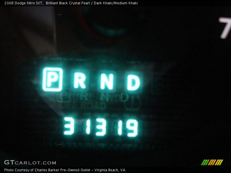 Brilliant Black Crystal Pearl / Dark Khaki/Medium Khaki 2008 Dodge Nitro SXT