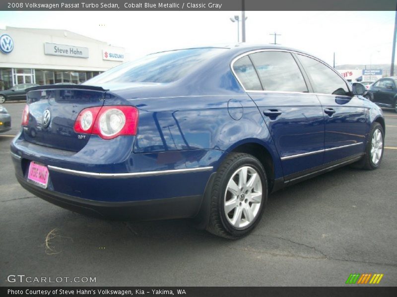 Cobalt Blue Metallic / Classic Gray 2008 Volkswagen Passat Turbo Sedan