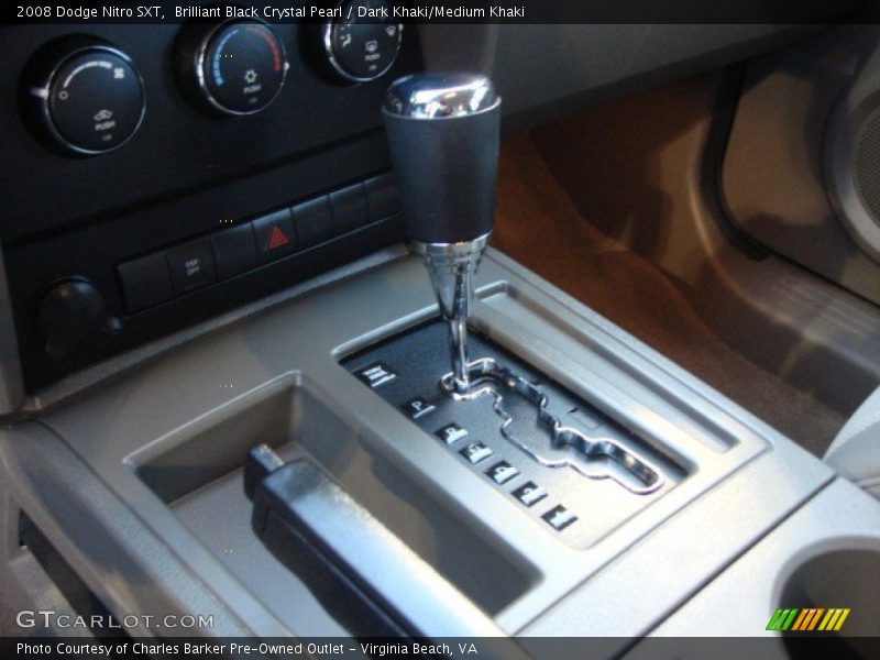 Brilliant Black Crystal Pearl / Dark Khaki/Medium Khaki 2008 Dodge Nitro SXT