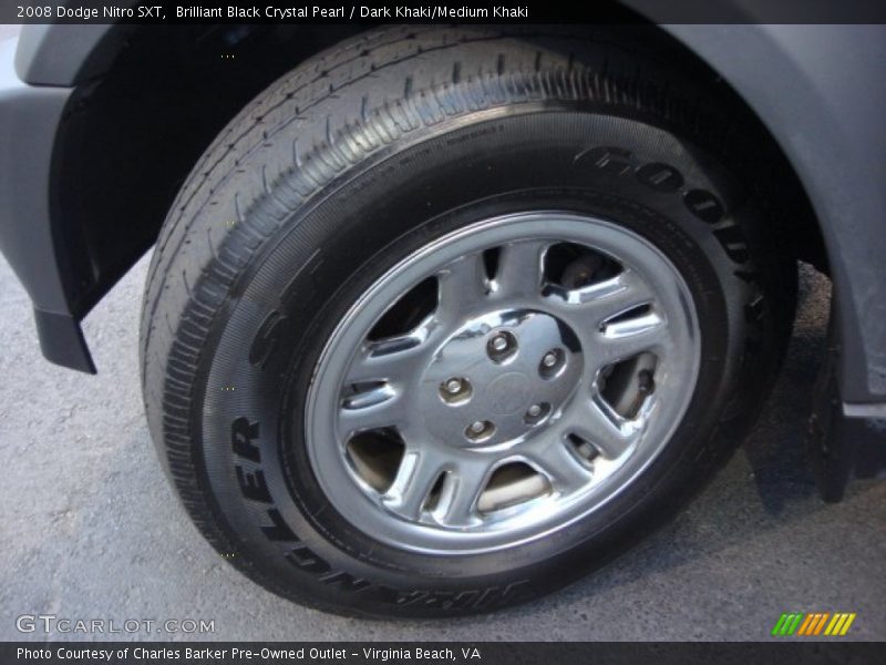 Brilliant Black Crystal Pearl / Dark Khaki/Medium Khaki 2008 Dodge Nitro SXT