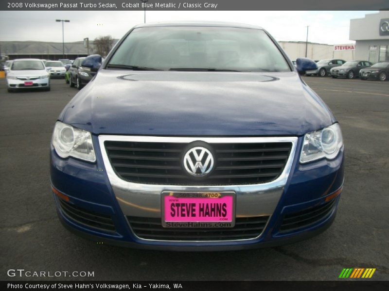Cobalt Blue Metallic / Classic Gray 2008 Volkswagen Passat Turbo Sedan