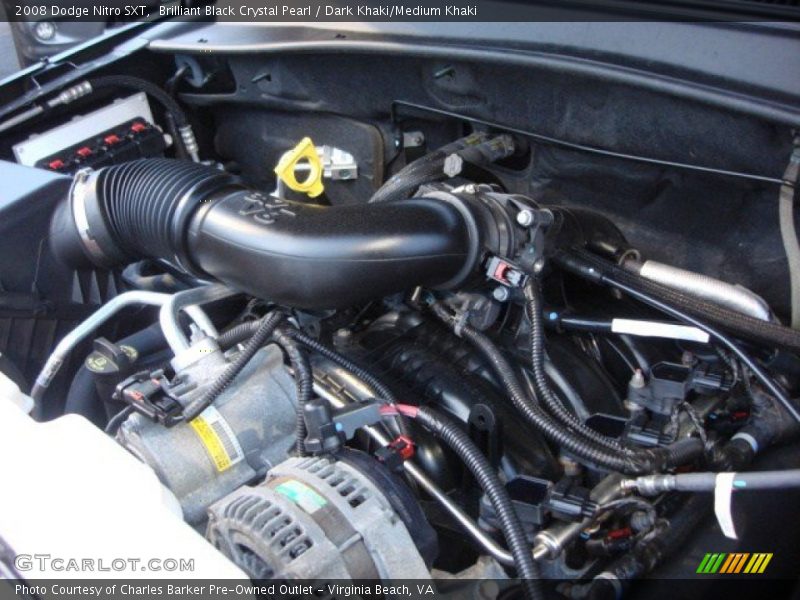 Brilliant Black Crystal Pearl / Dark Khaki/Medium Khaki 2008 Dodge Nitro SXT