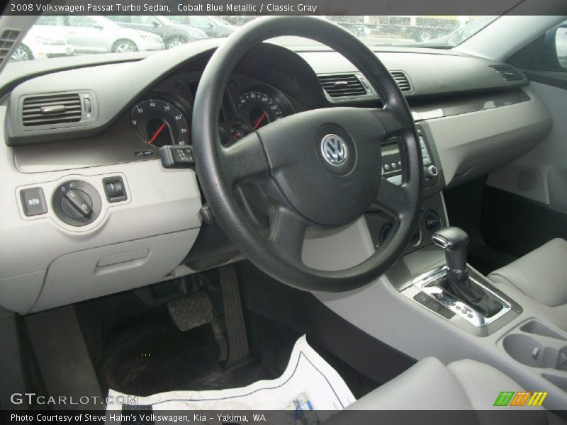 Cobalt Blue Metallic / Classic Gray 2008 Volkswagen Passat Turbo Sedan