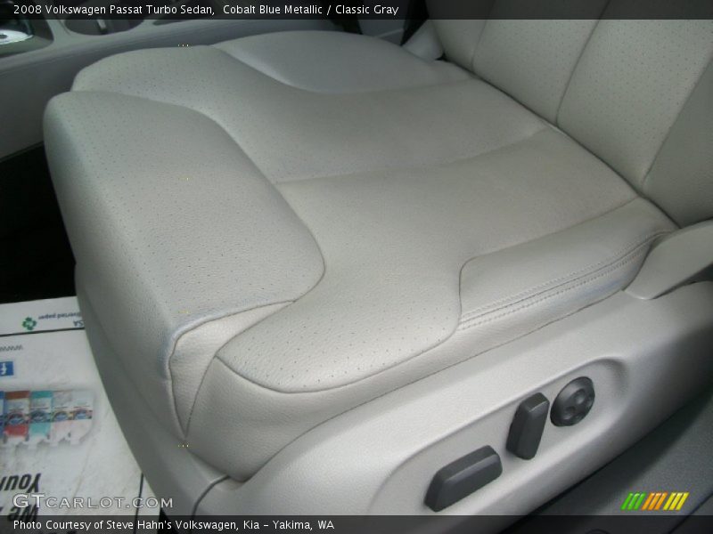 Cobalt Blue Metallic / Classic Gray 2008 Volkswagen Passat Turbo Sedan