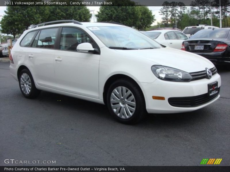 Candy White / Titan Black 2011 Volkswagen Jetta S SportWagen