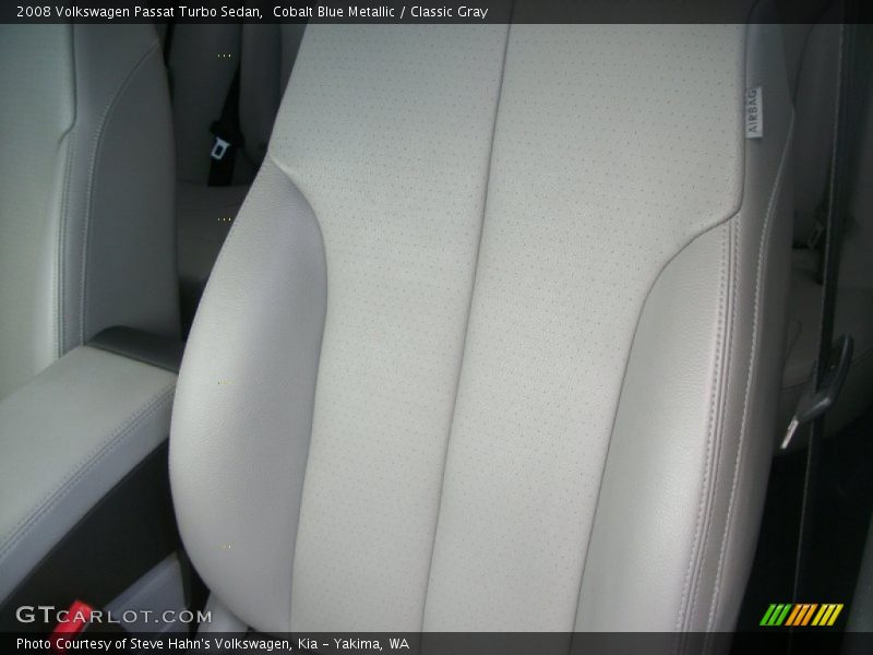 Cobalt Blue Metallic / Classic Gray 2008 Volkswagen Passat Turbo Sedan