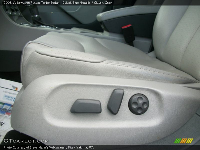 Cobalt Blue Metallic / Classic Gray 2008 Volkswagen Passat Turbo Sedan