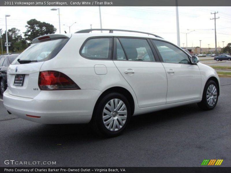 Candy White / Titan Black 2011 Volkswagen Jetta S SportWagen