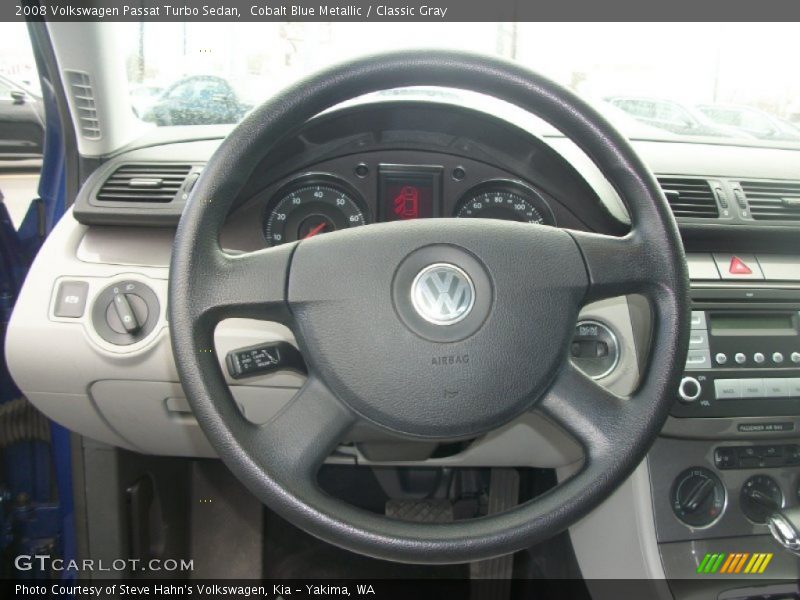 Cobalt Blue Metallic / Classic Gray 2008 Volkswagen Passat Turbo Sedan