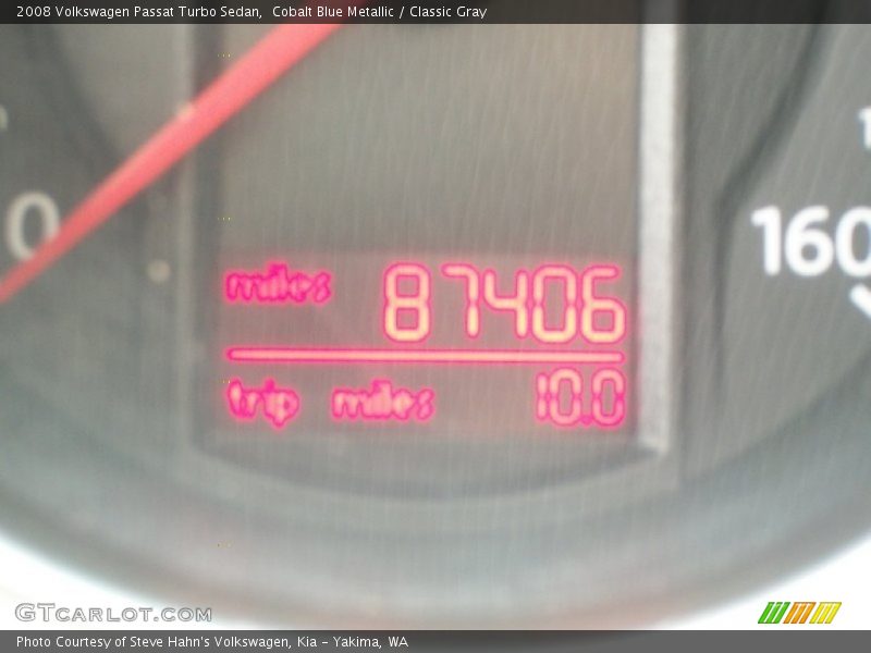 Cobalt Blue Metallic / Classic Gray 2008 Volkswagen Passat Turbo Sedan