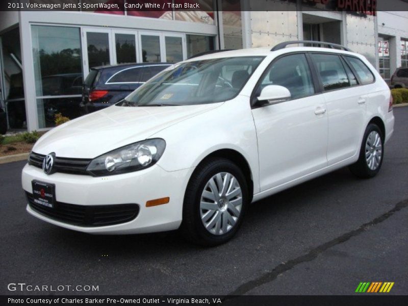 Candy White / Titan Black 2011 Volkswagen Jetta S SportWagen