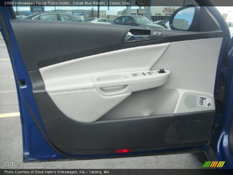 Cobalt Blue Metallic / Classic Gray 2008 Volkswagen Passat Turbo Sedan