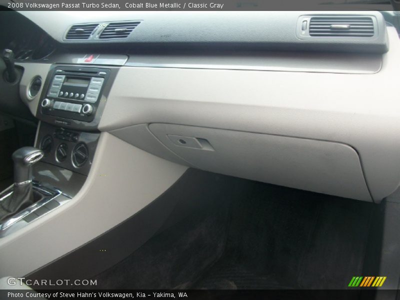Cobalt Blue Metallic / Classic Gray 2008 Volkswagen Passat Turbo Sedan