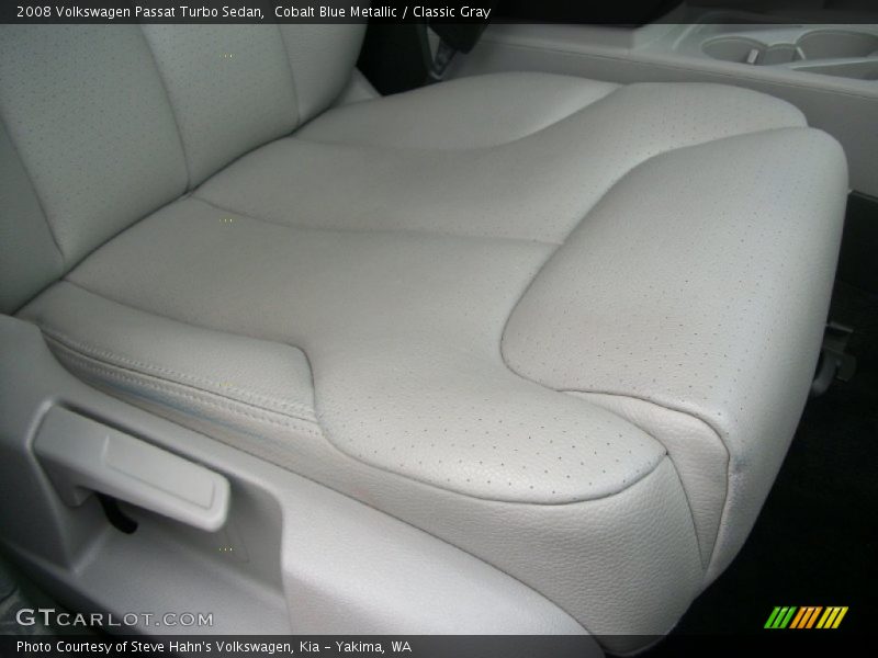 Cobalt Blue Metallic / Classic Gray 2008 Volkswagen Passat Turbo Sedan