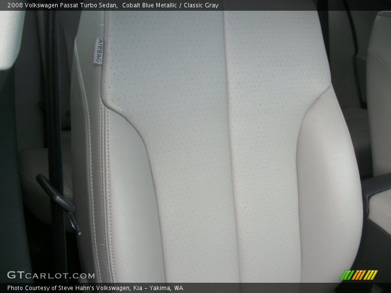 Cobalt Blue Metallic / Classic Gray 2008 Volkswagen Passat Turbo Sedan