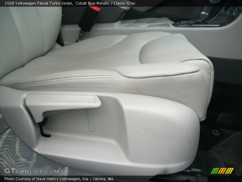 Cobalt Blue Metallic / Classic Gray 2008 Volkswagen Passat Turbo Sedan