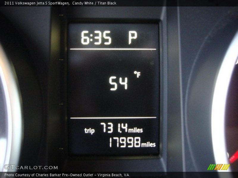Candy White / Titan Black 2011 Volkswagen Jetta S SportWagen