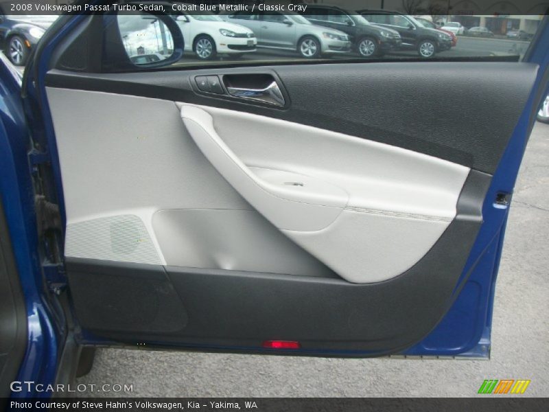 Cobalt Blue Metallic / Classic Gray 2008 Volkswagen Passat Turbo Sedan