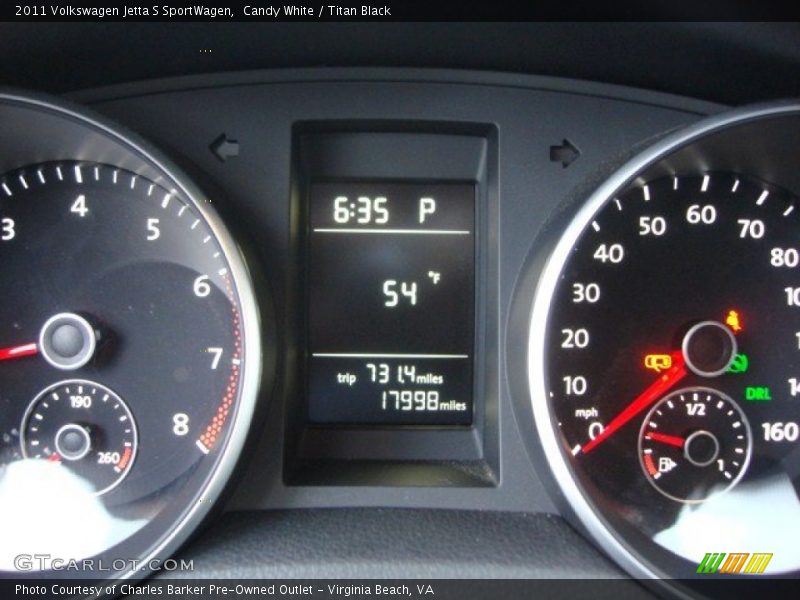 Candy White / Titan Black 2011 Volkswagen Jetta S SportWagen