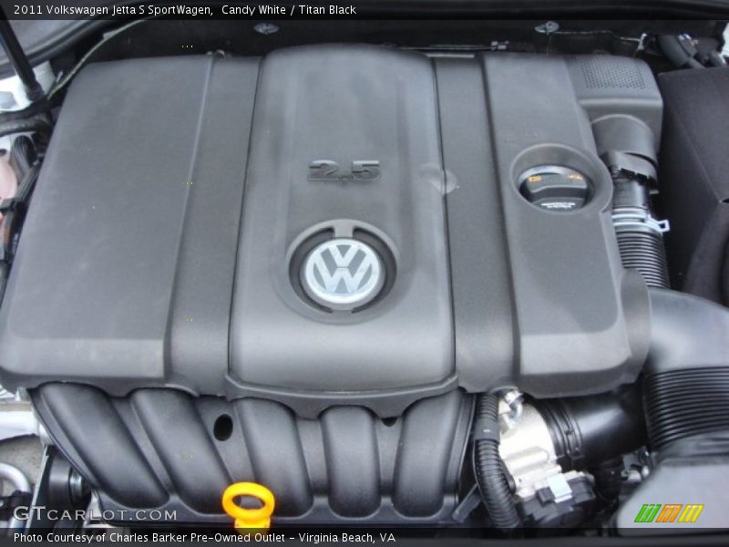 Candy White / Titan Black 2011 Volkswagen Jetta S SportWagen