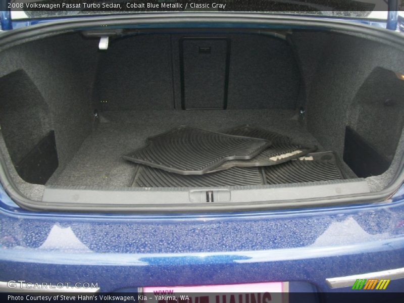Cobalt Blue Metallic / Classic Gray 2008 Volkswagen Passat Turbo Sedan