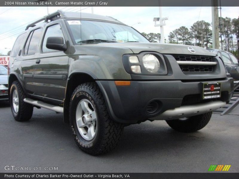 Canteen Metallic Green / Gray 2004 Nissan Xterra SE 4x4