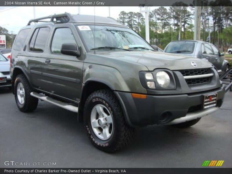 Canteen Metallic Green / Gray 2004 Nissan Xterra SE 4x4