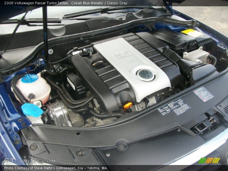 Cobalt Blue Metallic / Classic Gray 2008 Volkswagen Passat Turbo Sedan