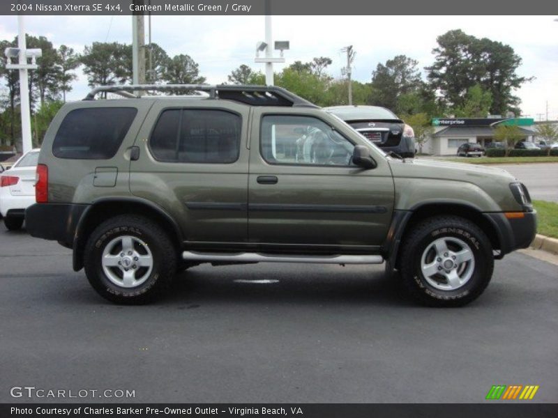 Canteen Metallic Green / Gray 2004 Nissan Xterra SE 4x4