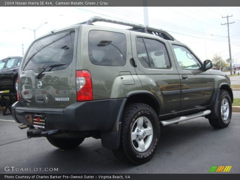 Canteen Metallic Green / Gray 2004 Nissan Xterra SE 4x4