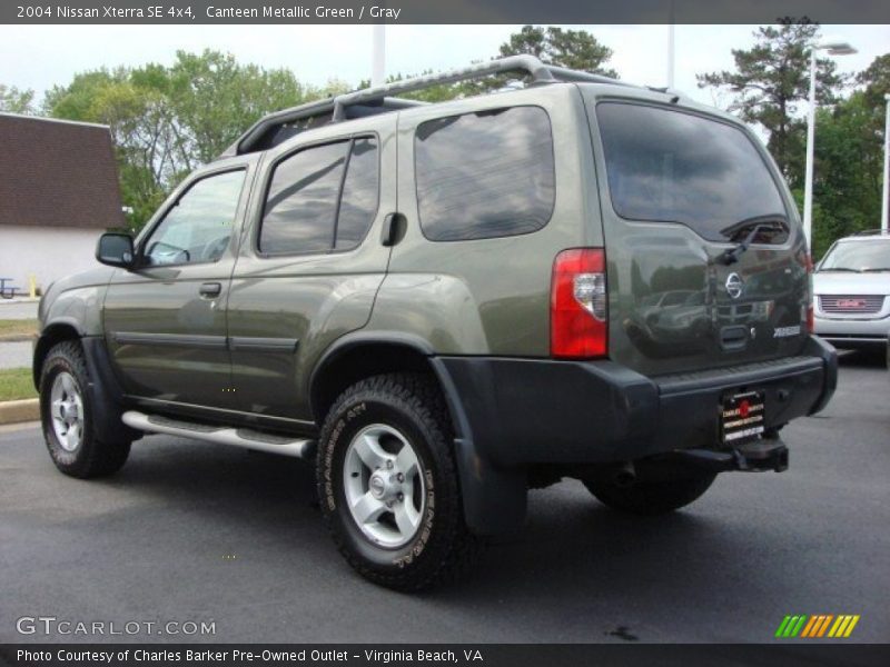 Canteen Metallic Green / Gray 2004 Nissan Xterra SE 4x4
